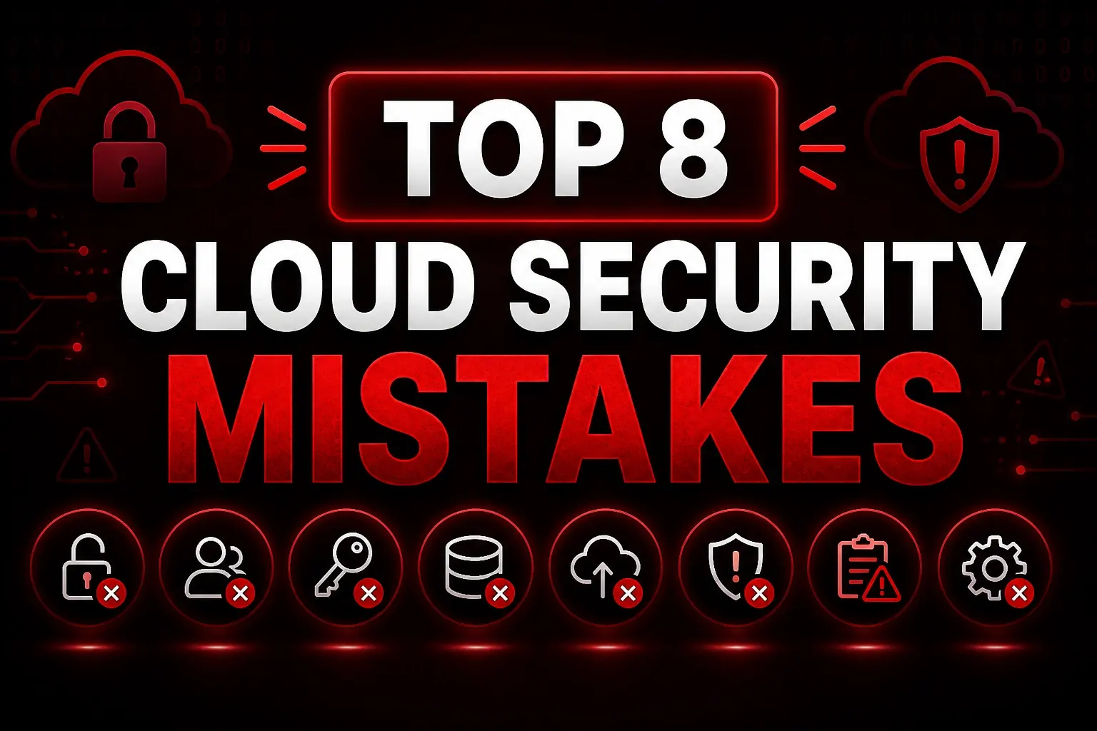 Top 8 Cloud Security Mistakes Companies Actually Make (Ranked by Danger)