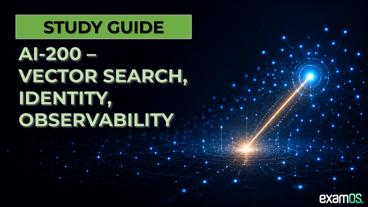 AI-200 Study Guide: Vector Search, Managed Identity, Observability, and Containers