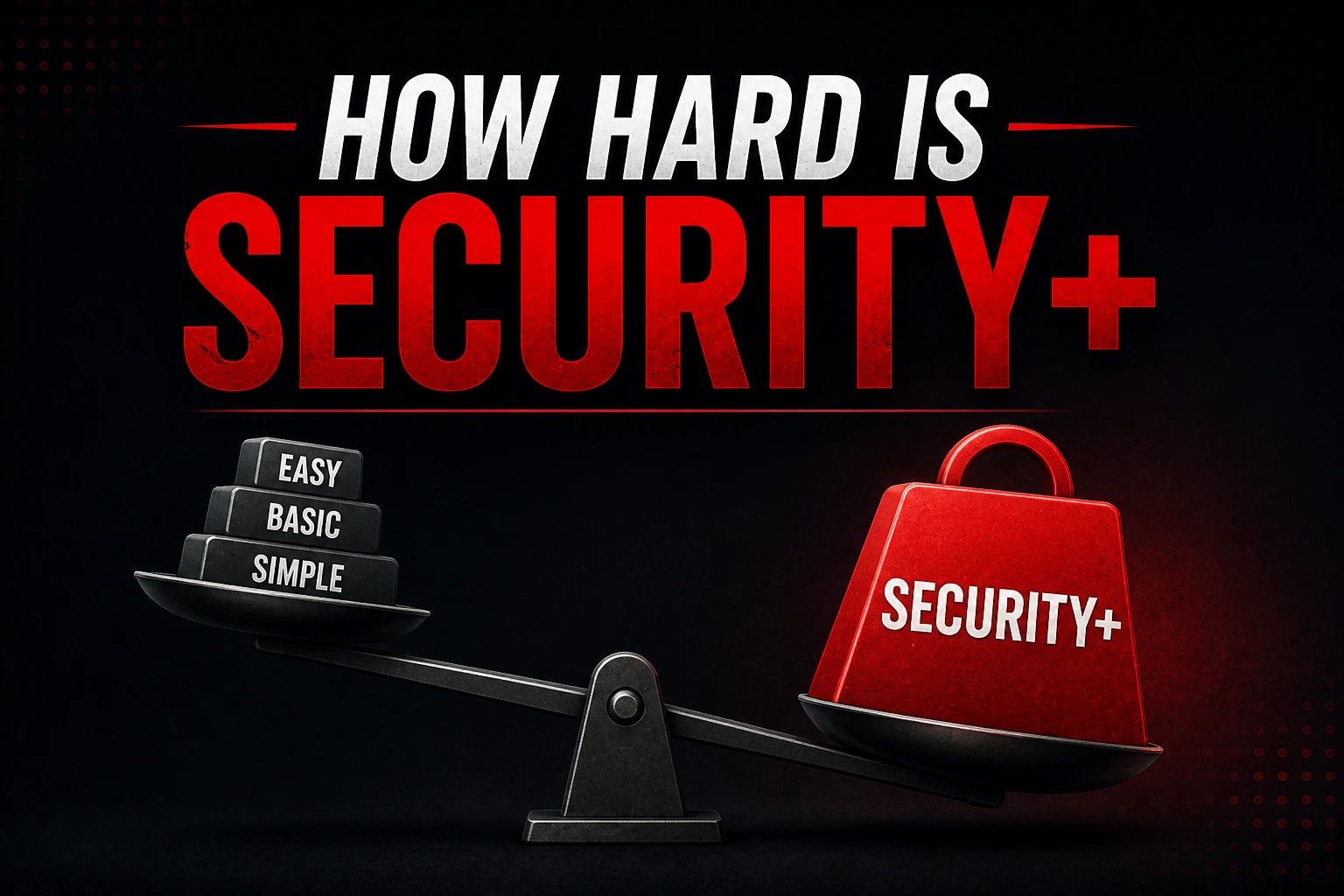 How Hard Is Security+? A Realistic Guide for Beginners