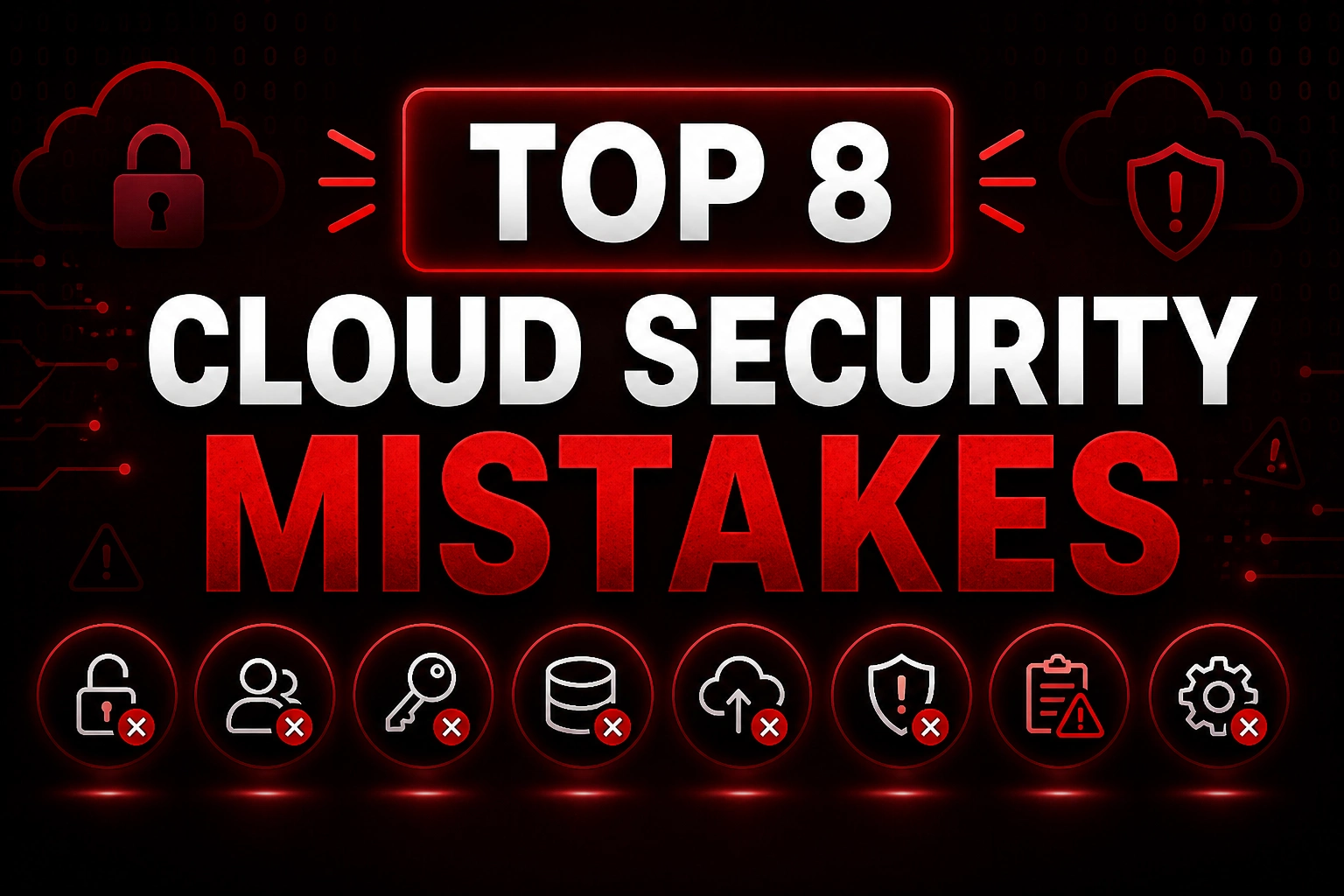 Top 8 Cloud Security Mistakes Companies Actually Make (Ranked by Danger)